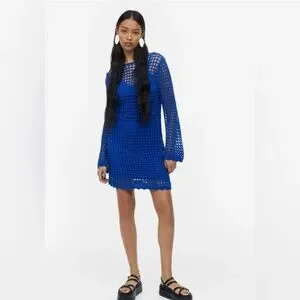 pink orange knit dress Knitted colorful striped dress – Mad Fiction Label main image 0